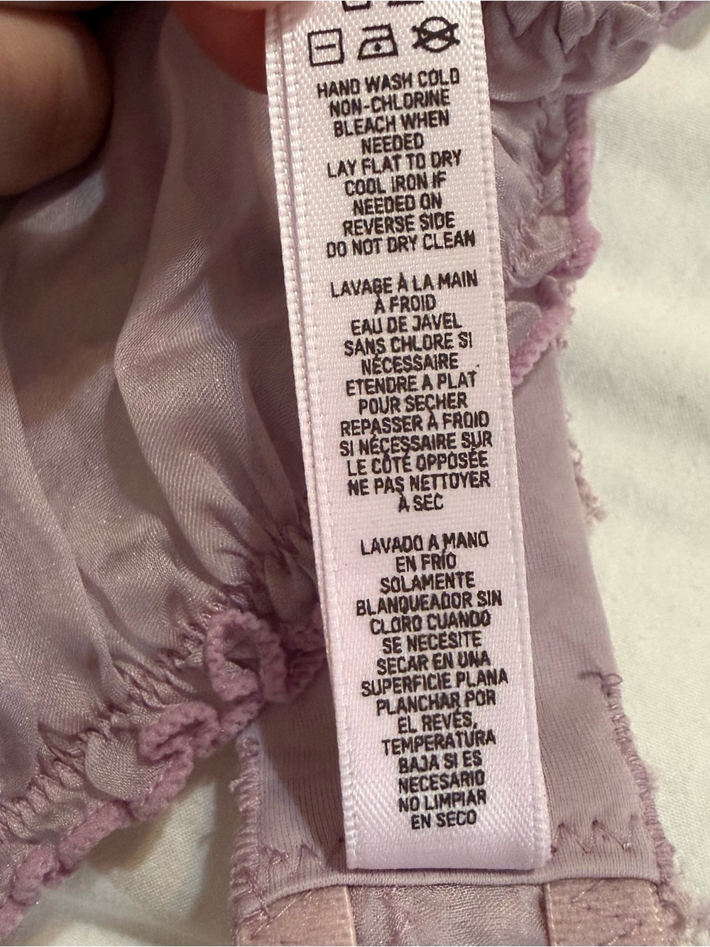 Sheer Lavender Underwire Bra - Women's Intimates - Picture 7 of 7